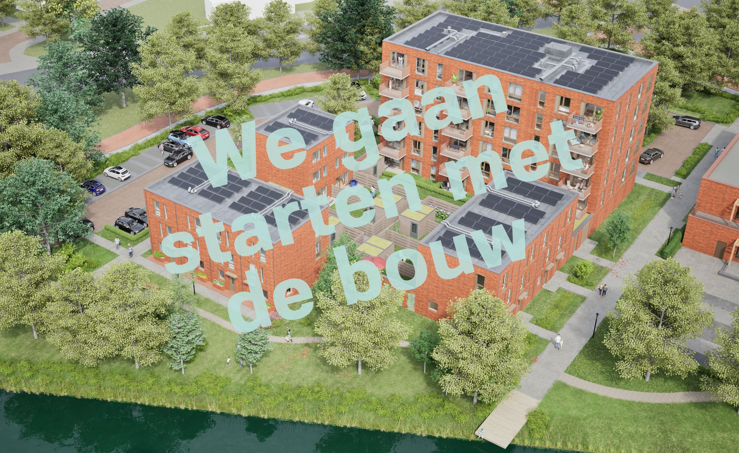 Weer een mijlpaal - We gaan starten met de bouw